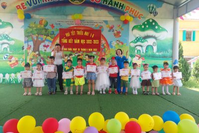 VUI TẾT THIẾU NHI 1-6, TỔNG KẾT NĂM HỌC 2022 – 2023 CỦA TRƯỜNG MN GIAO CHÂU